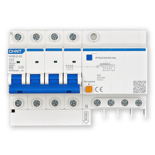 4P - Residual Current Circuit Breakers (RCCB/RCBO/ELCB)